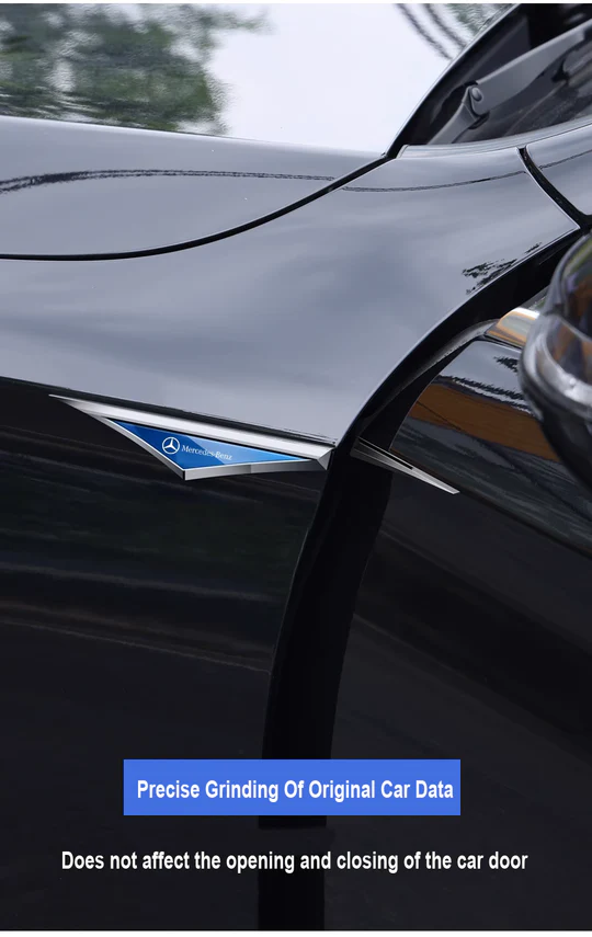 🔥Δημιουργικά Αυτοκόλλητα Αυτοκινήτου από Μεταλλικό Γαλβανισμένο Σχήμα✨2 τεμάχια✨