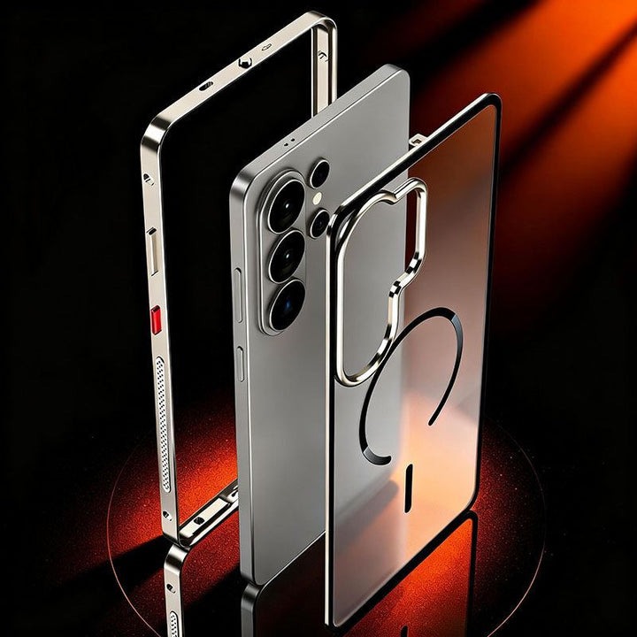 Μαγνητική θήκη προφυλακτήρα με κούμπωμα και απαγωγή θερμότητας για το Galaxy S26 Ultra