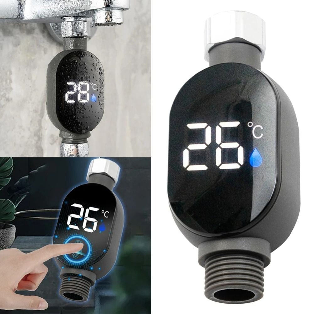 ThermaClear — Digital Shower Thermometer with Bright LED Display