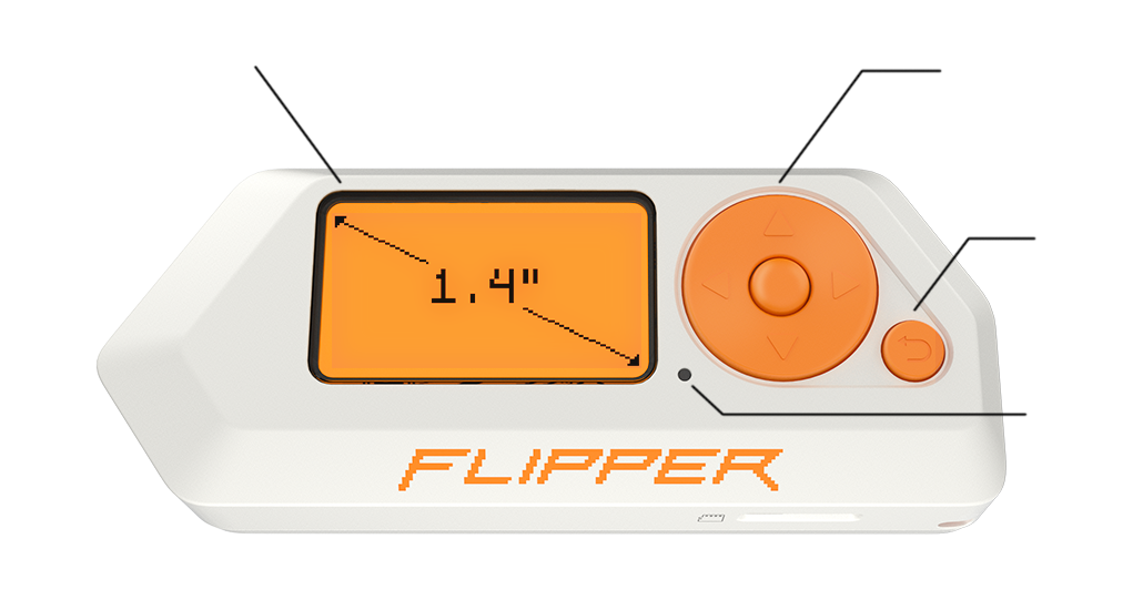 Flipper Zero top view