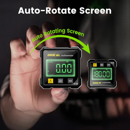 🔧 Μαγνητικός ψηφιακός ανιχνευτής γωνίας 4 πλευρών με λέιζερ💥