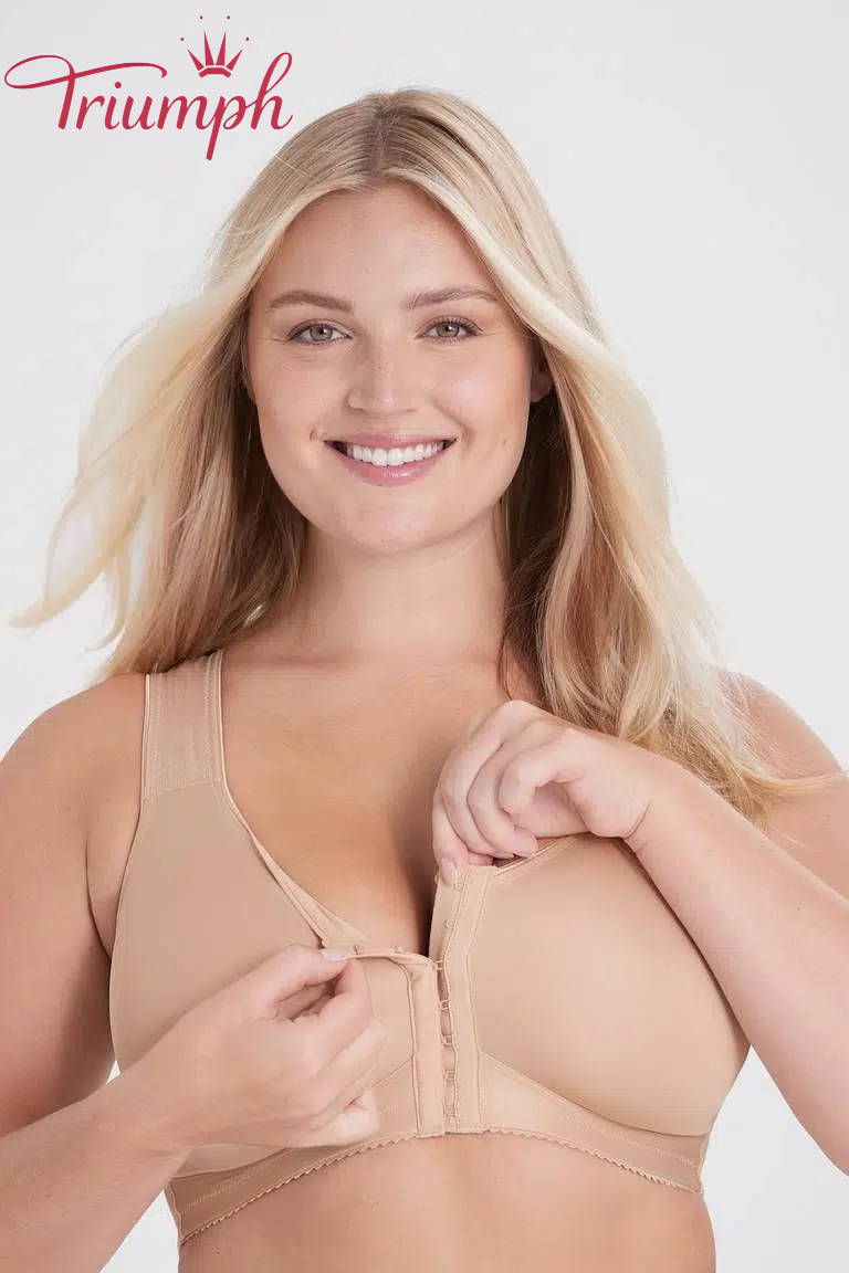 Triumph - Σετ 4 τεμαχίων 🔥 Σουτιέν Nova με κούμπωμα μπροστά