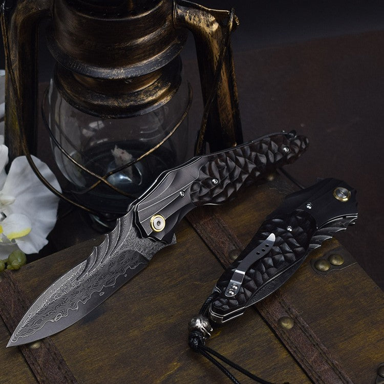 Devil's Soul | Σφυρήλατο μαχαίρι VG10 από ατσάλι της Δαμασκού