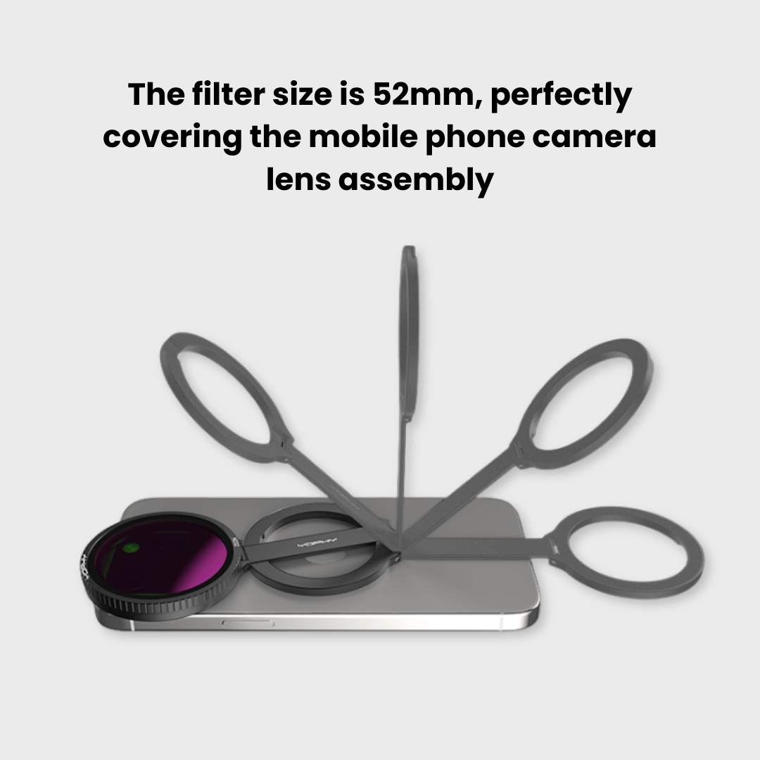 Κιτ NorviMag Creator — Μαγνητική βάση iPhone με φίλτρα CPL και ND64