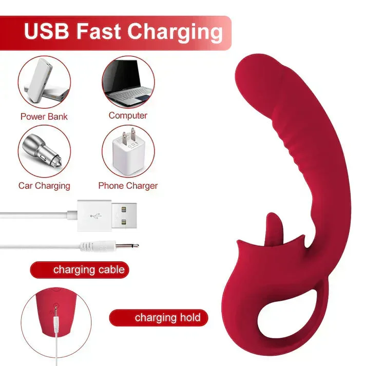 💥Ο απόλυτος δονητής 2 σε 1 για ώθηση και φιλιά – Απελευθερώστε την ευχαρίστηση και την ικανοποίηση