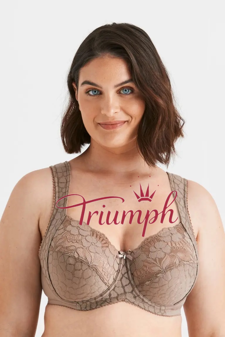 Triumph - 4 τεμάχια 🥇Γυναικείο σουτιέν ζακάρ