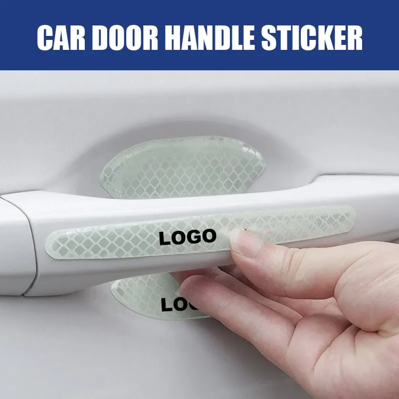 🔥Car Door Handle Sticker(Door bowl+anti-collision strip/set of 8)