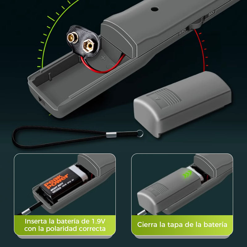 Φορητός ανιχνευτής μετάλλων 360° για χρυσό και κοσμήματα