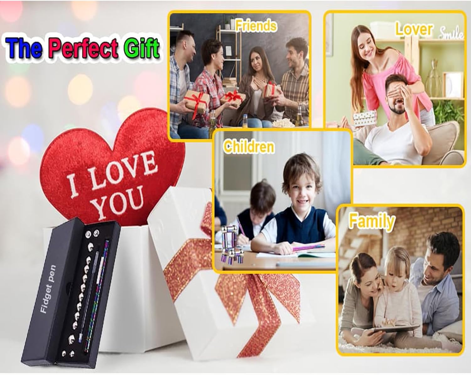 Μαγνητικό στυλό δακτύλου, μαγνητικό στυλό αποσυμπίεσης, στυλό παιχνιδιού δακτύλου