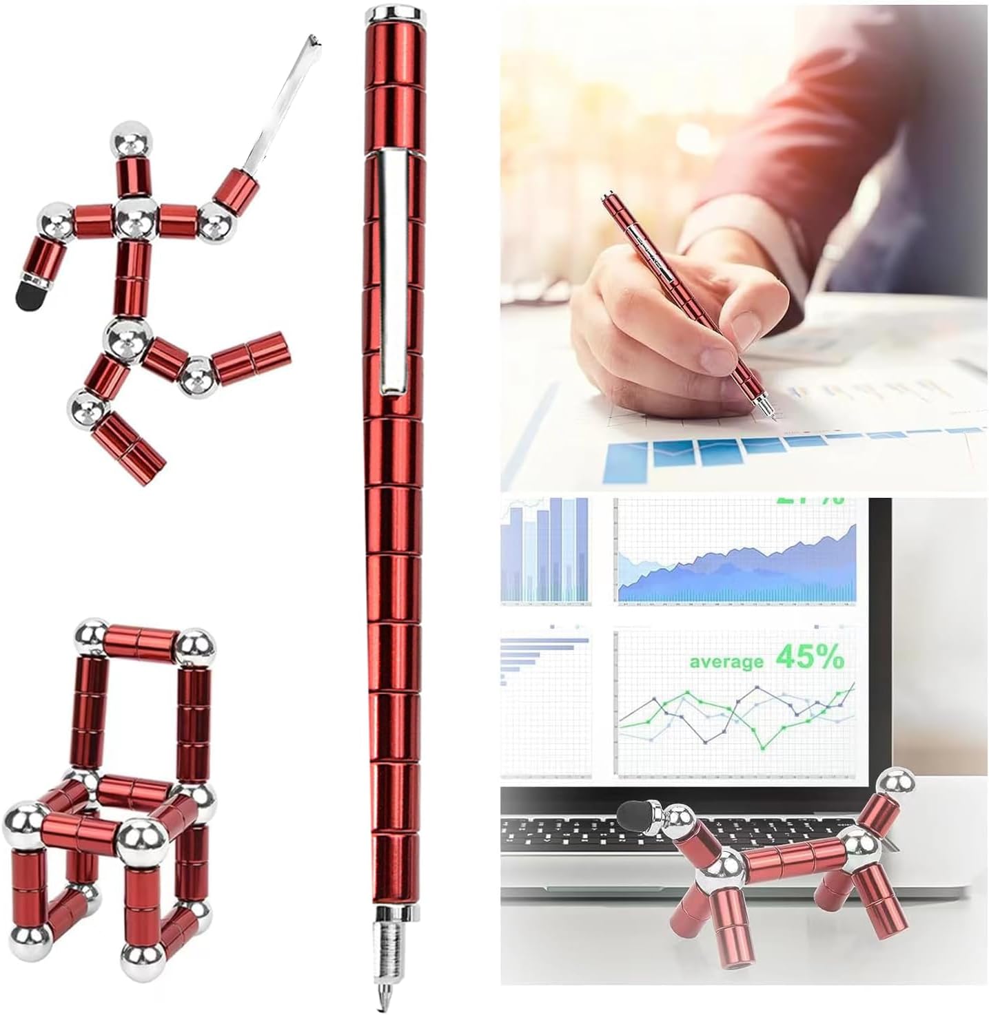 Μαγνητικό στυλό δακτύλου, μαγνητικό στυλό αποσυμπίεσης, στυλό παιχνιδιού δακτύλου