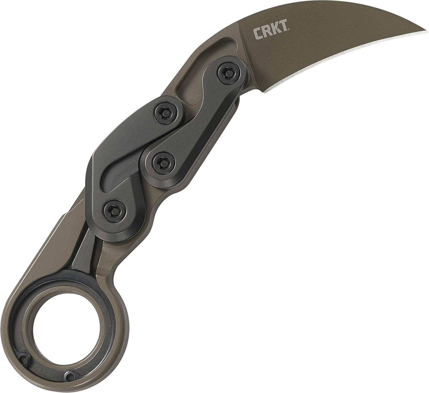 Πτυσσόμενο μαχαίρι CRKT Provoke με κινηματική: Morphing Karambit, λεπίδα D2 απλής άκρης, λαβή αλουμινίου, κλιπ τσέπης, 4040