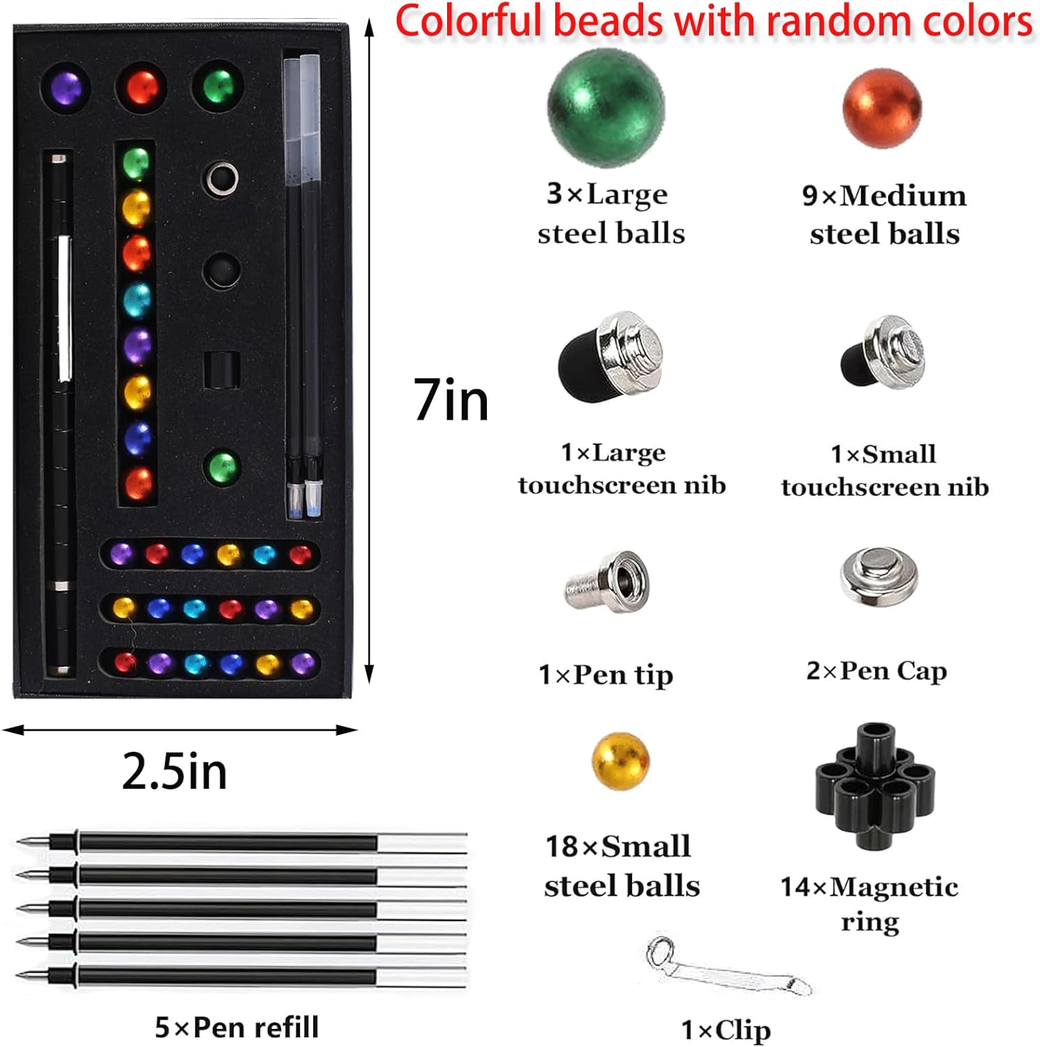 Μαγνητικό στυλό δακτύλου, μαγνητικό στυλό αποσυμπίεσης, στυλό παιχνιδιού δακτύλου