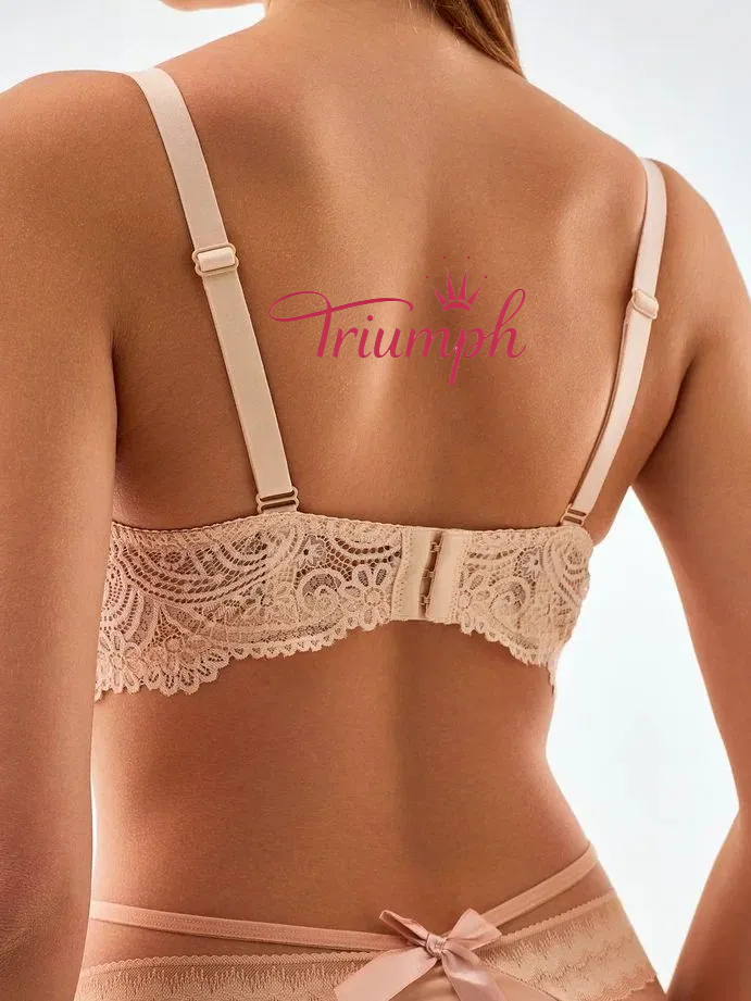 Triumph® 3 τεμάχια💖50% έκπτωση✨Σουτιέν με δαντέλα για μεγάλα μεγέθη, βαθύ V [65A-120H]