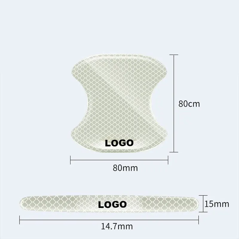 🔥Car Door Handle Sticker(Door bowl+anti-collision strip/set of 8)