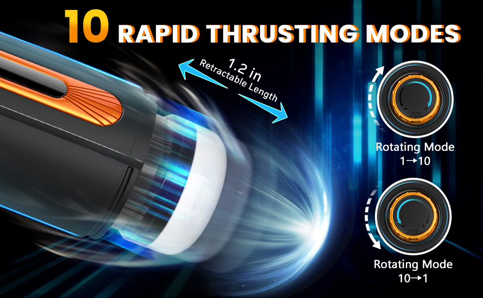 10 Ώθηση 10 Δόνηση 3 Θέρμανση με ρουφηξιά Ανδρικό αυνανιστήριο