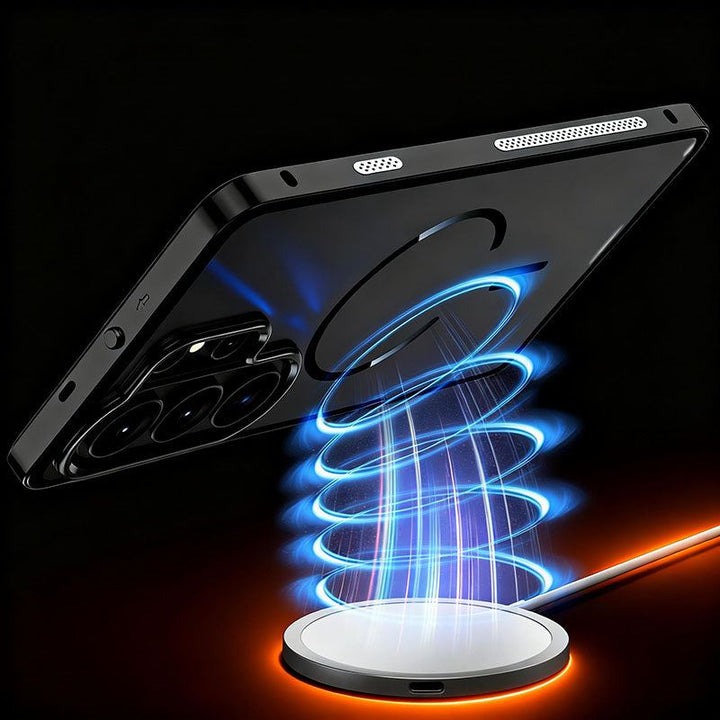 Μαγνητική θήκη προφυλακτήρα με κούμπωμα και απαγωγή θερμότητας για το Galaxy S26 Ultra