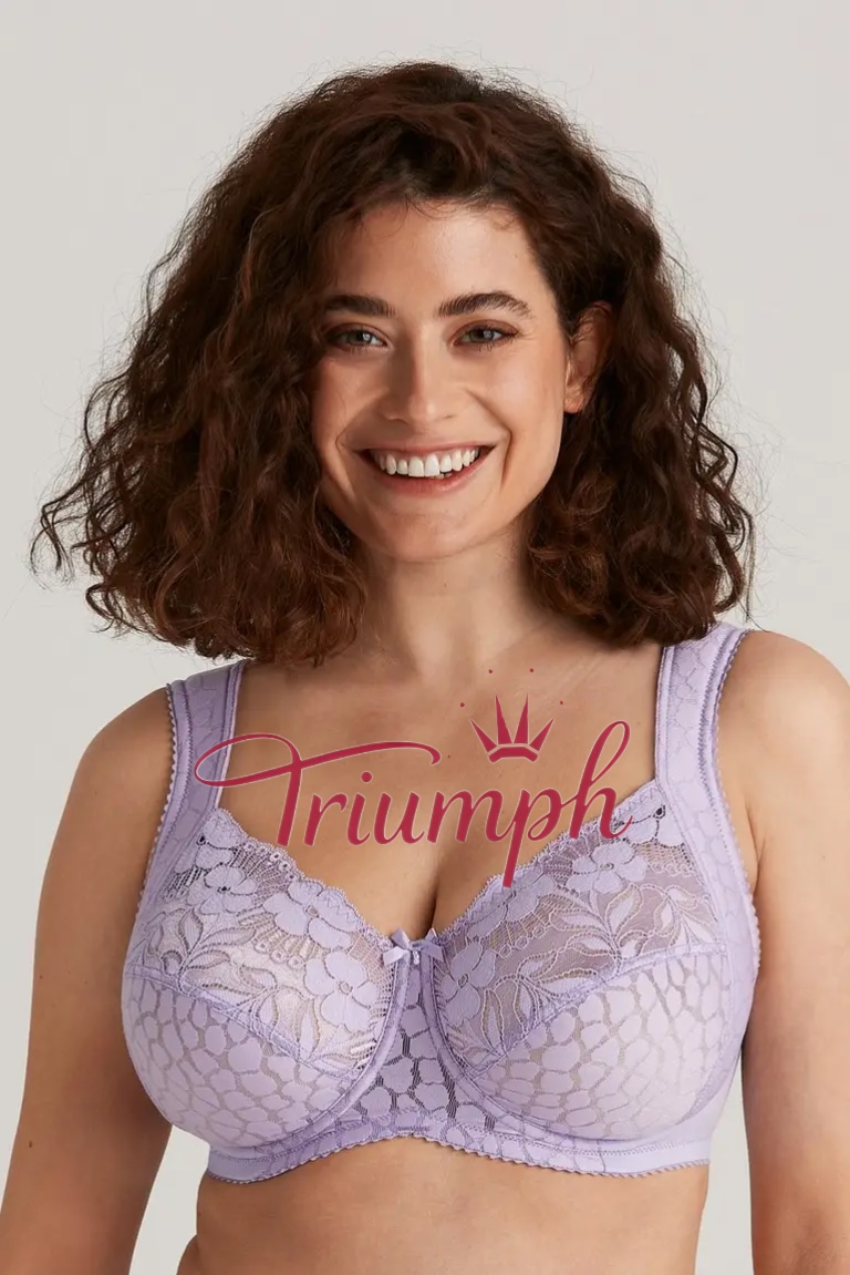 Triumph - 4 τεμάχια 🥇Γυναικείο σουτιέν ζακάρ