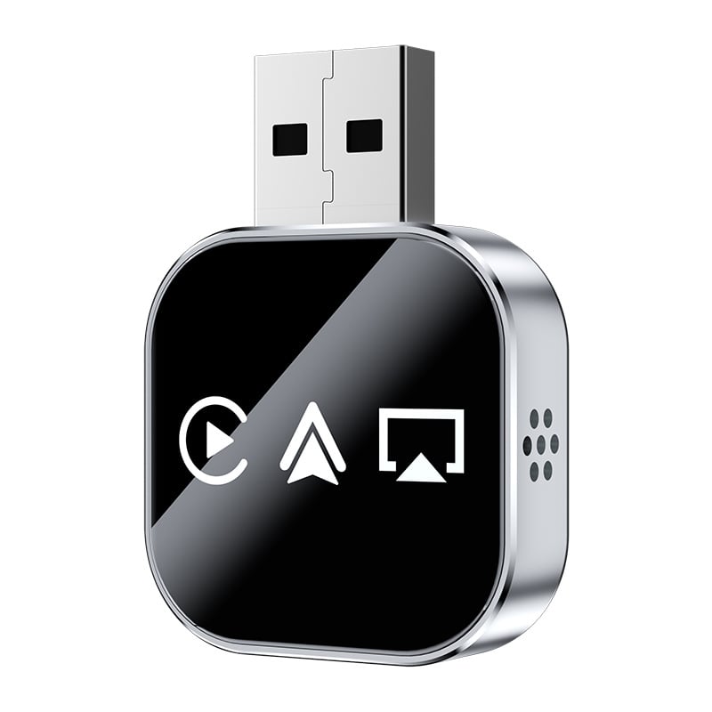 📶 Αναβάθμιση 2026 για τηλέφωνο iOS με καθρέφτη οθόνης 3 σε 1, ενσύρματο σε ασύρματο προσαρμογέα Carplay