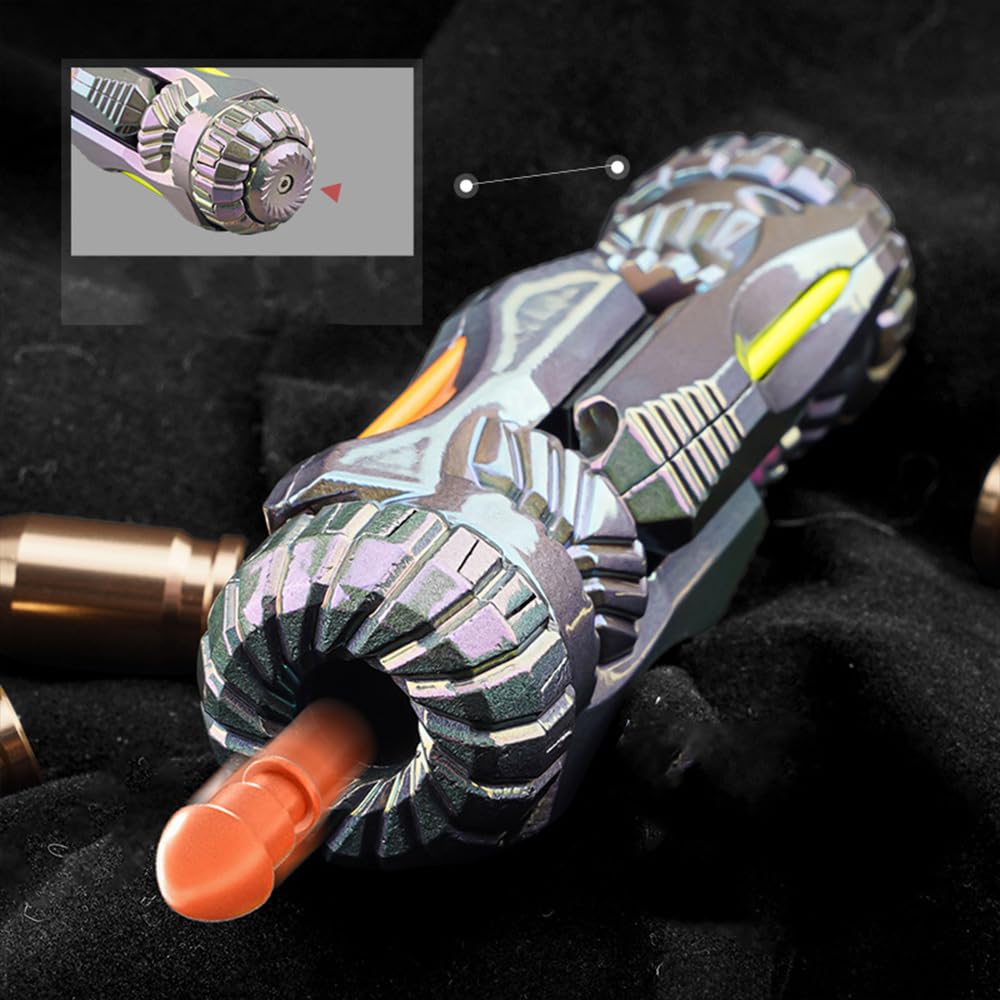 Vortex Blaster – Μίνι εκτοξευτής τσέπης από κράμα αλουμινίου με εξαγωγή κελύφους και περιστροφή πολλαπλών λειτουργιών