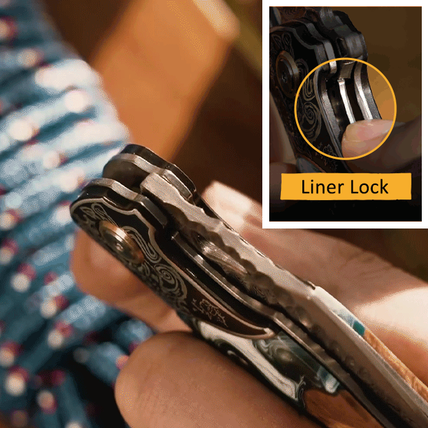 Verdal - The Pocket-Sized Handmade Damascus EDC Folding Knife