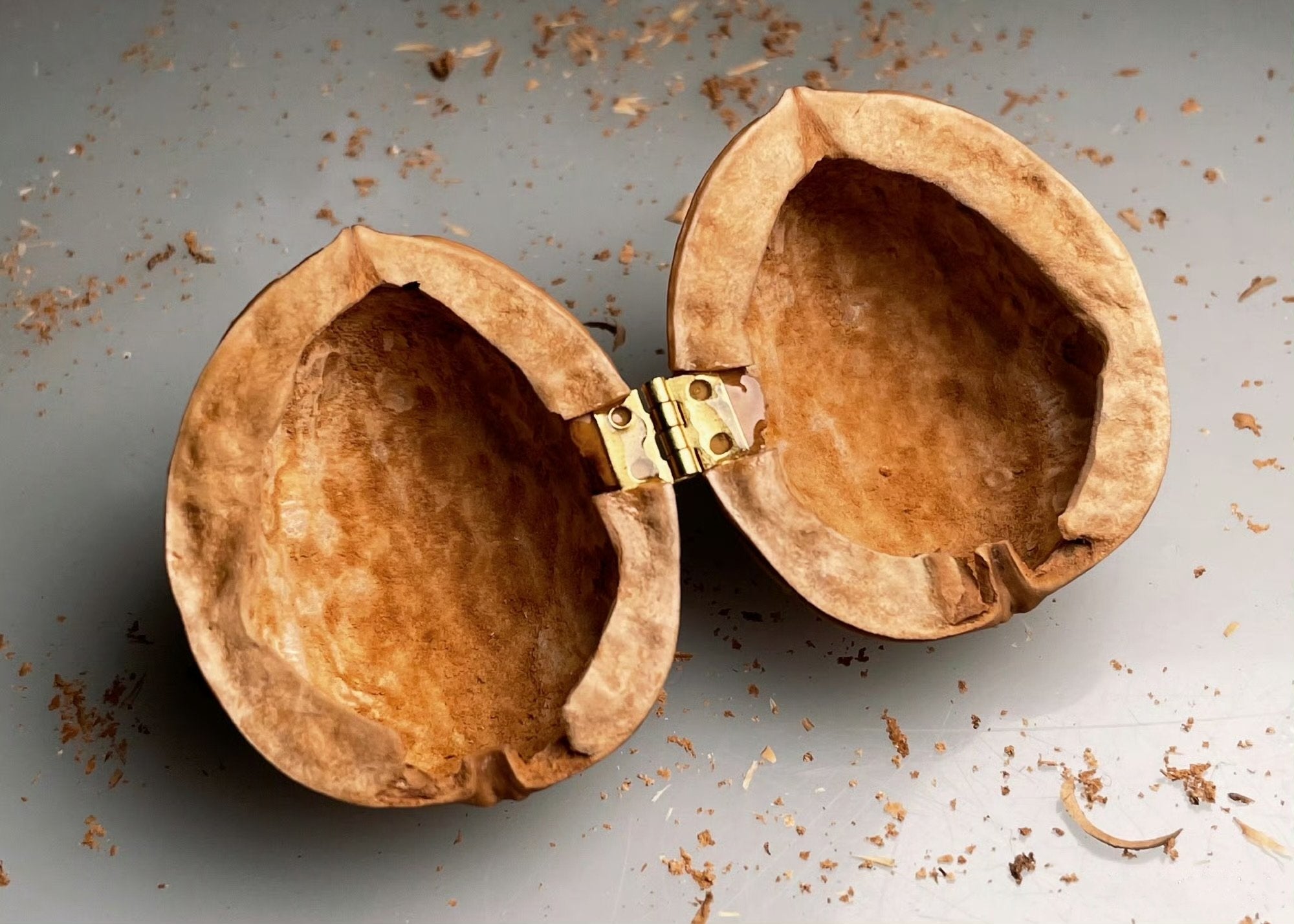 🌟ΝΕΟ🌟ΚΑΥΤΕΣ ΠΡΟΣΦΟΡΕΣ🏠Χειροποίητο Κουκλόσπιτο από Κέλυφος Καρυδιάς--μικρή βιβλιοθήκη, μικροσκοπικός Κόσμος μέσα σε καρύδια