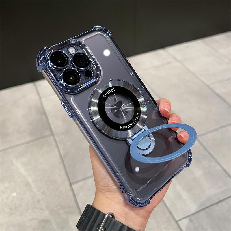 Θήκη αερόσακου με μαγνητική βάση στήριξης τεσσάρων γωνιών για iPhone με αντικραδασμική προστασία