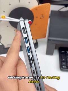 8-in-1 USB-C Laptop Stand demonstration