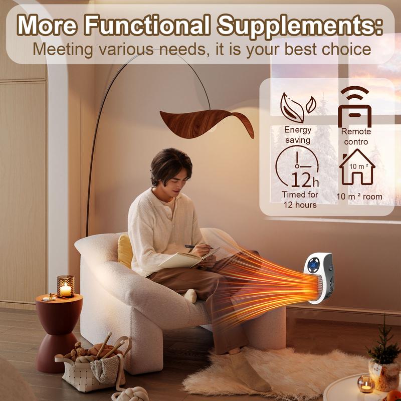 🎁ΑΓΟΡΑΣΤΕ 2 ✈️ Δωρεάν αποστολήΑπαραίτητο για τον χειμώνα του 2025 ❄️Ηλεκτρική θερμάστρα 450W με ρυθμιζόμενο θερμοστάτη🌡️Θέρμανση του σπιτιού σας🏠