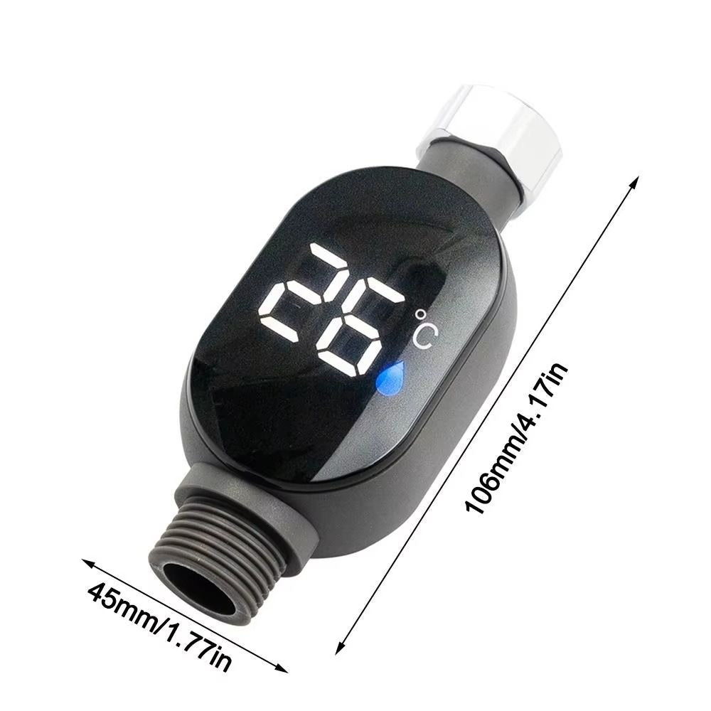 ThermaClear — Digital Shower Thermometer with Bright LED Display