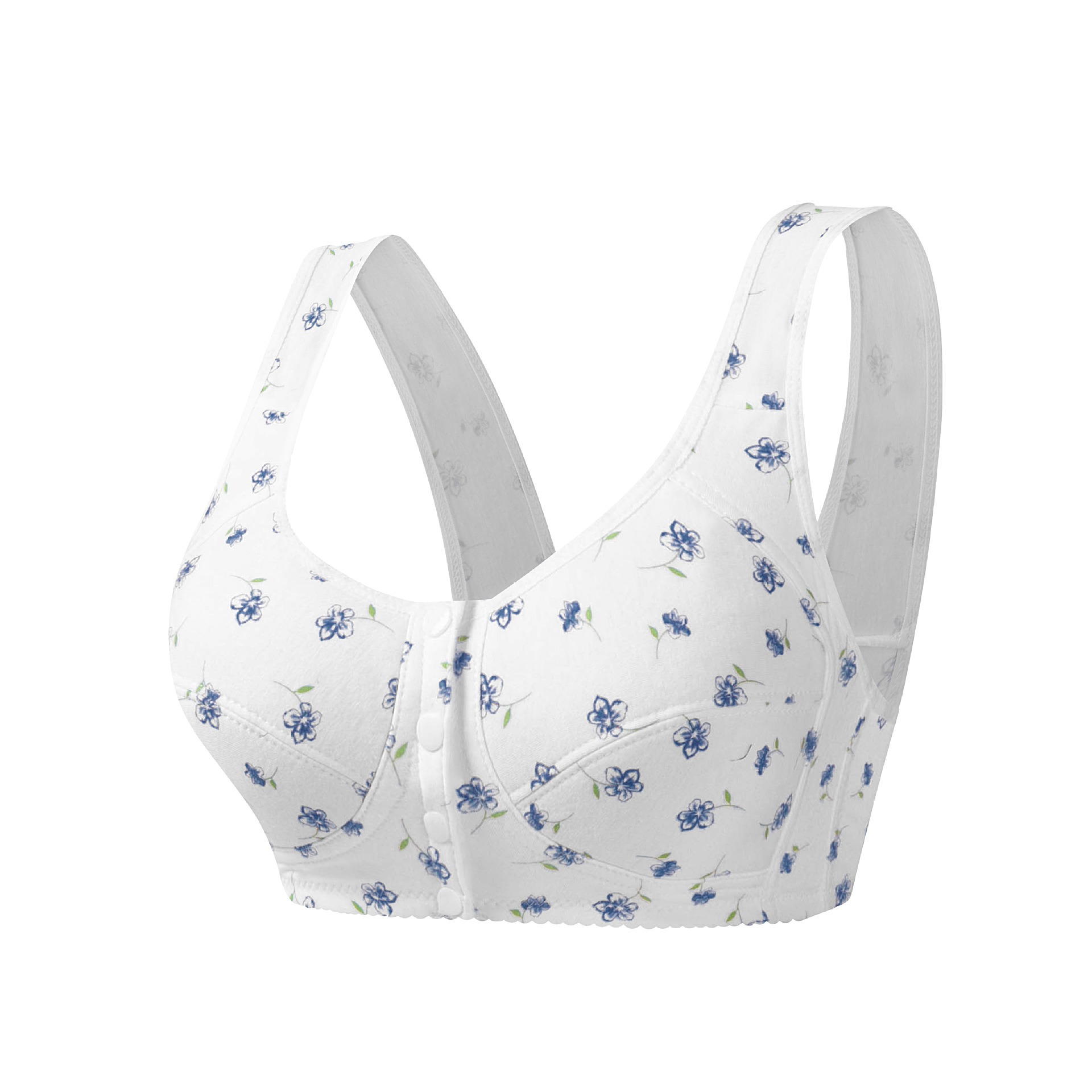 Σουτιέν Triumph - Τελευταία Ημέρα Προσφορών 50% Έκπτωση - Σουτιέν με Λουλουδάτο Κούμπωμα στο Μπροστινό Μέτωπο χωρίς Σύρμα