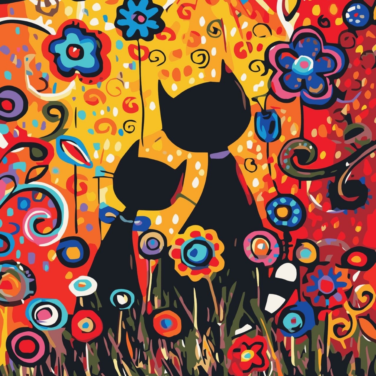 DIY ζωγραφική με αριθμούς  Πάρτι Καρναβαλιού Τέχνης