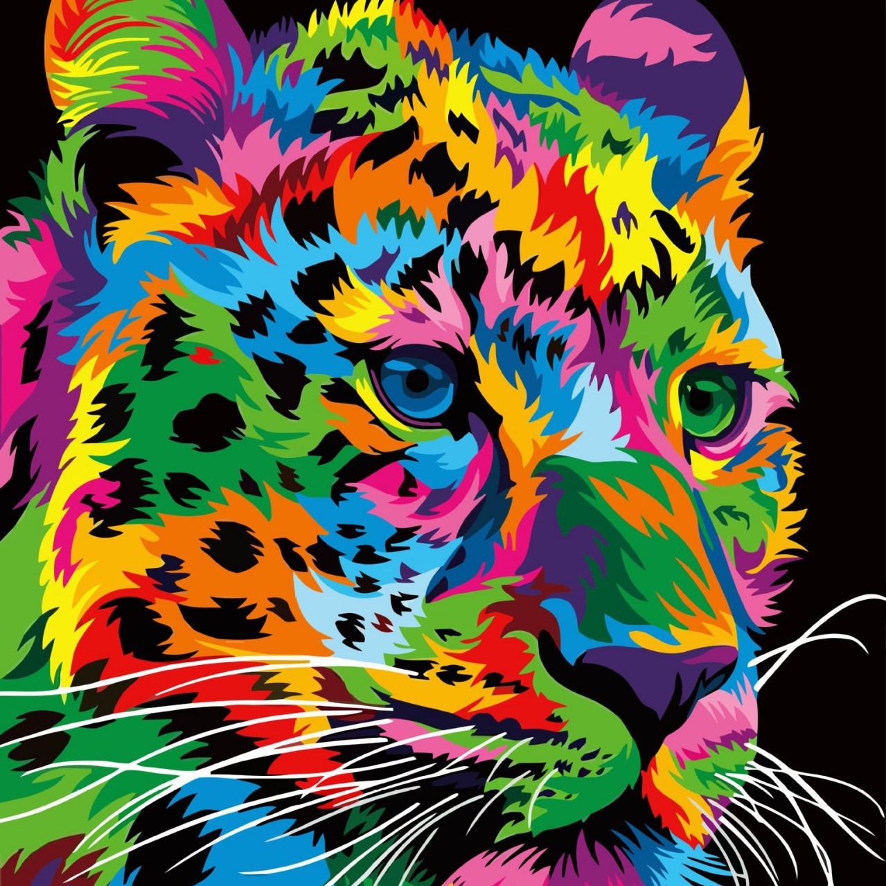 DIY ζωγραφική με αριθμούς  Πάρτι Καρναβαλιού Τέχνης