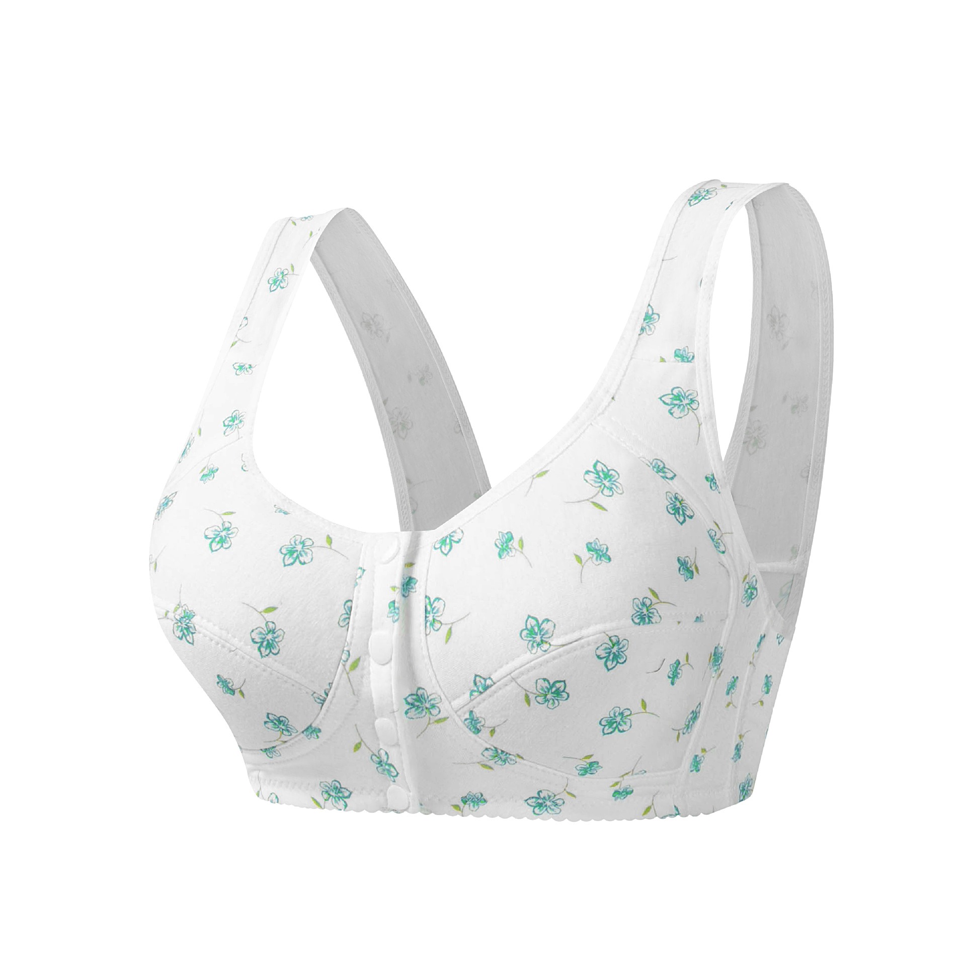 Σουτιέν Triumph - Τελευταία Ημέρα Προσφορών 50% Έκπτωση - Σουτιέν με Λουλουδάτο Κούμπωμα στο Μπροστινό Μέτωπο χωρίς Σύρμα