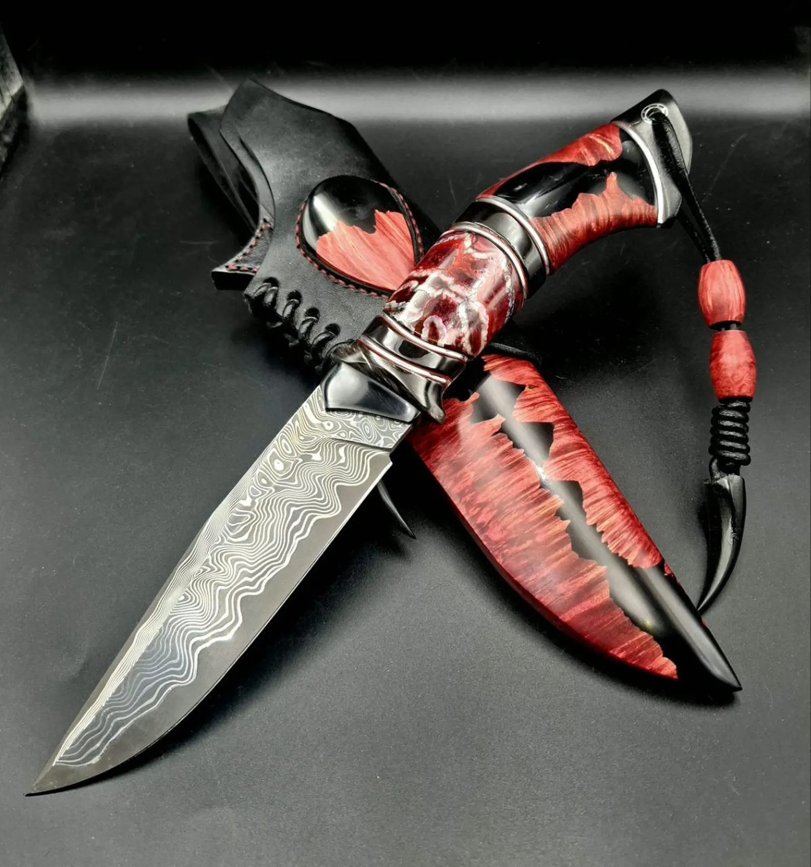 Χειροποίητο μαχαίρι "Red Dragon" – CPM REX121 Ατσάλι, Συλλεκτικό δώρο