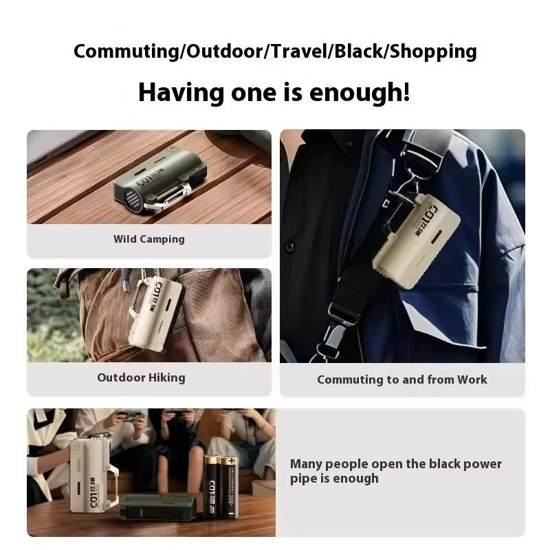 Φορητή τράπεζα ισχύος με πόρπη ορειβασίας για εξωτερικούς χώρους