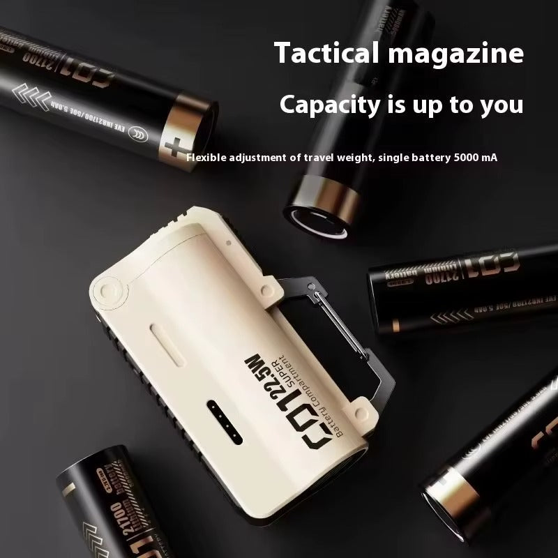 Φορητή τράπεζα ισχύος με πόρπη ορειβασίας για εξωτερικούς χώρους