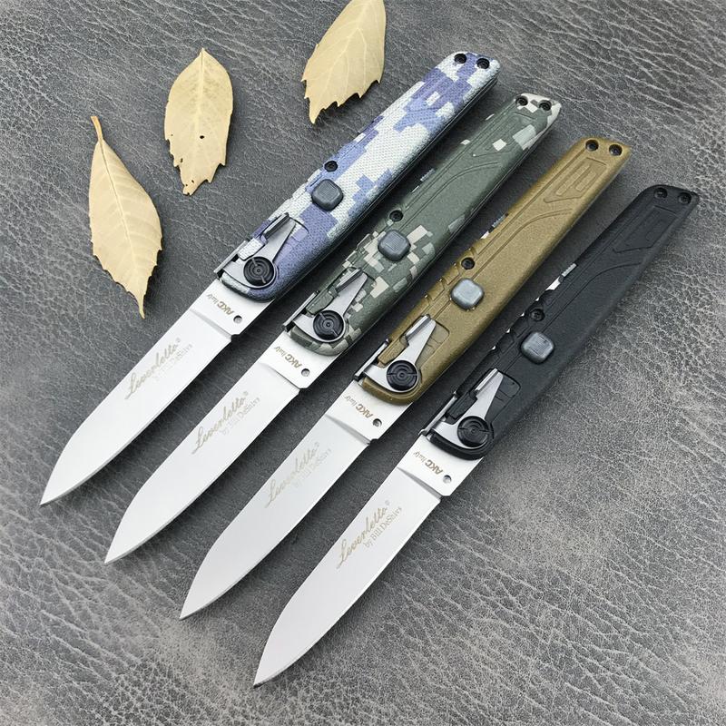 Colt II Button Folding Knife 440C Blade