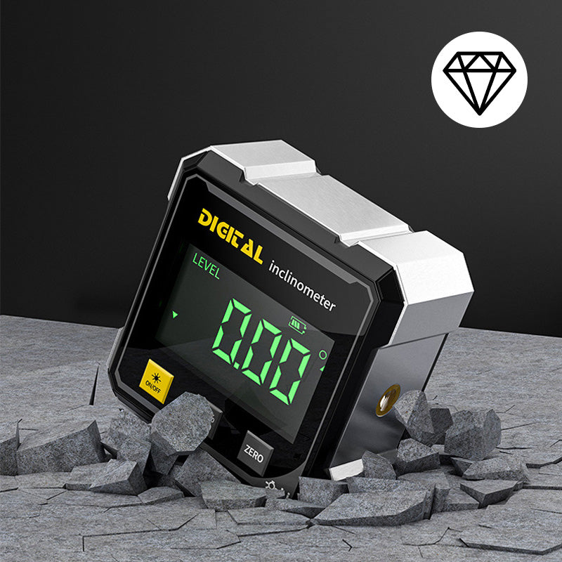 🔧 Μαγνητικός ψηφιακός ανιχνευτής γωνίας 4 πλευρών με λέιζερ💥