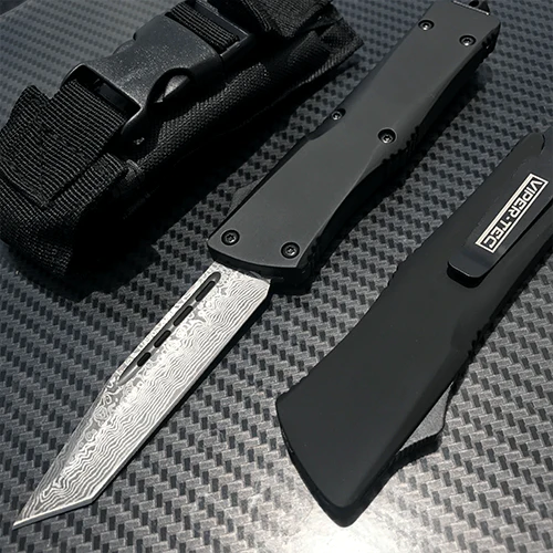 Μαχαίρι Black Ghost OTF - Damascus Steel