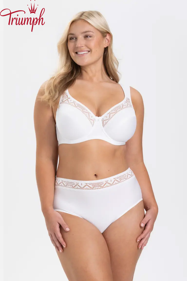 Triumph - (3 Πακέτο) Σουτιέν χωρίς σύρμα Κύπελλα χωρίς επένδυση με επίπεδες ραφές