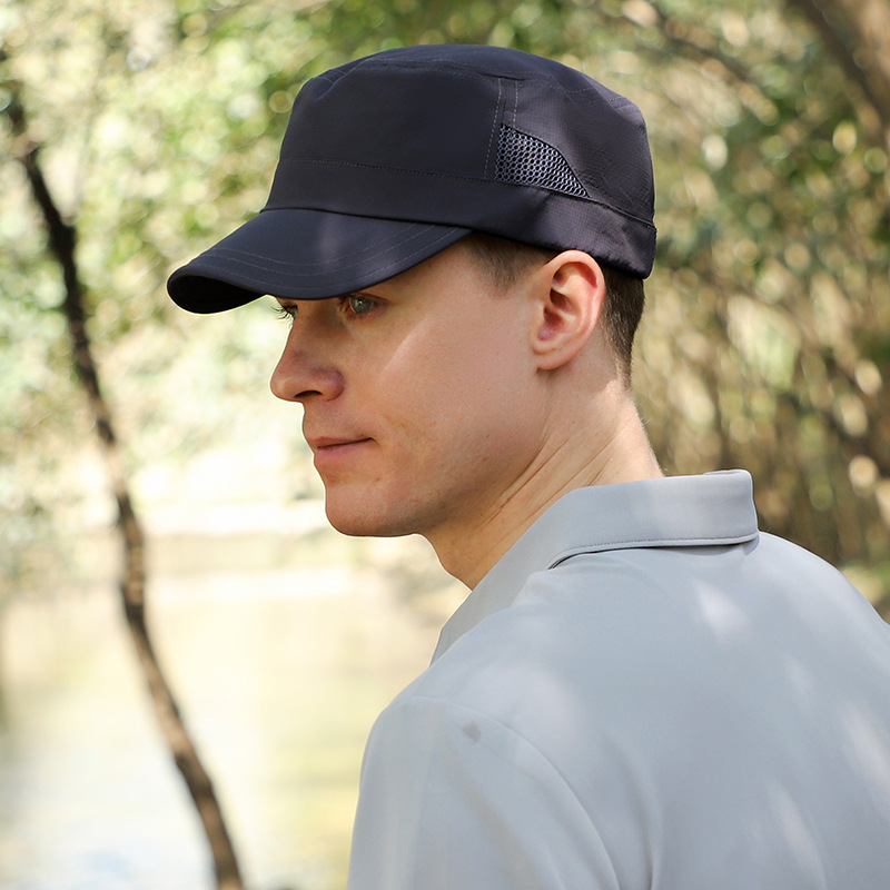 Men's Baseball Cap Sun Hat Visor Mesh Outdoor Sunscreen UPF50+ UV Protection 