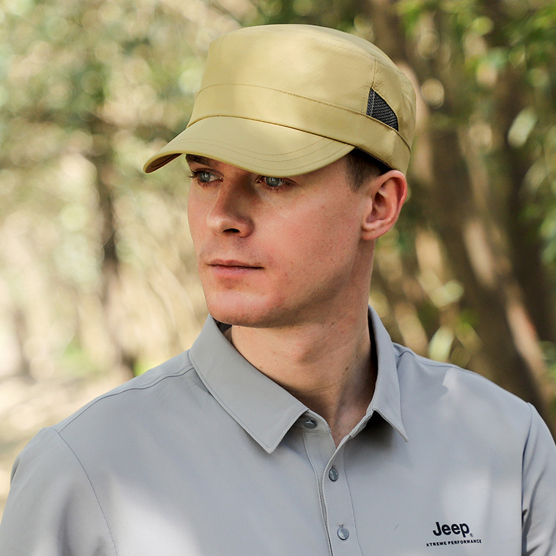 Men's Baseball Cap Sun Hat Visor Mesh Outdoor Sunscreen UPF50+ UV Protection 