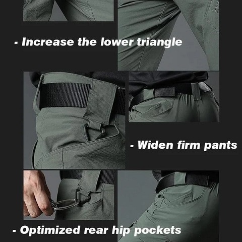 Tactical Pants – 🔥Men’s Essentials🔥Water Resistant Pants Relaxed Fit