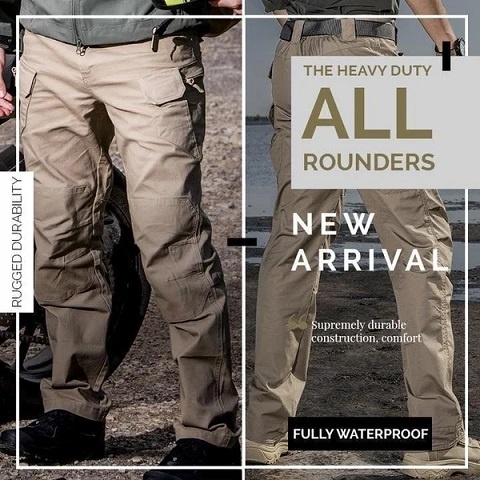 Tactical Pants – 🔥Men’s Essentials🔥Water Resistant Pants Relaxed Fit