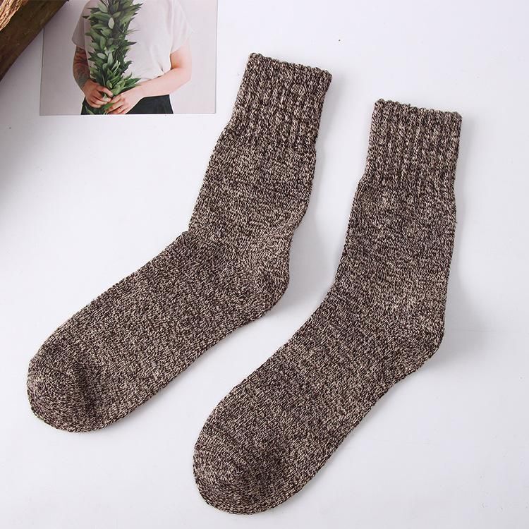 Simple Warm Winter Breathable Men's Sock