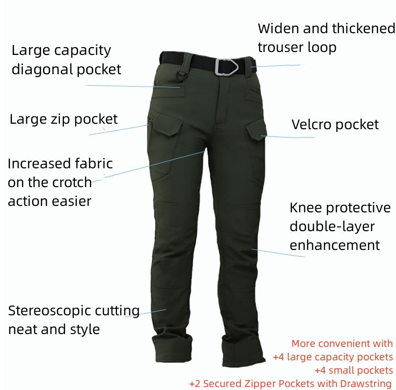 💥Last Day Sales - 50% OFF💥Men's Soft Shell Waterproof Tactical Pants