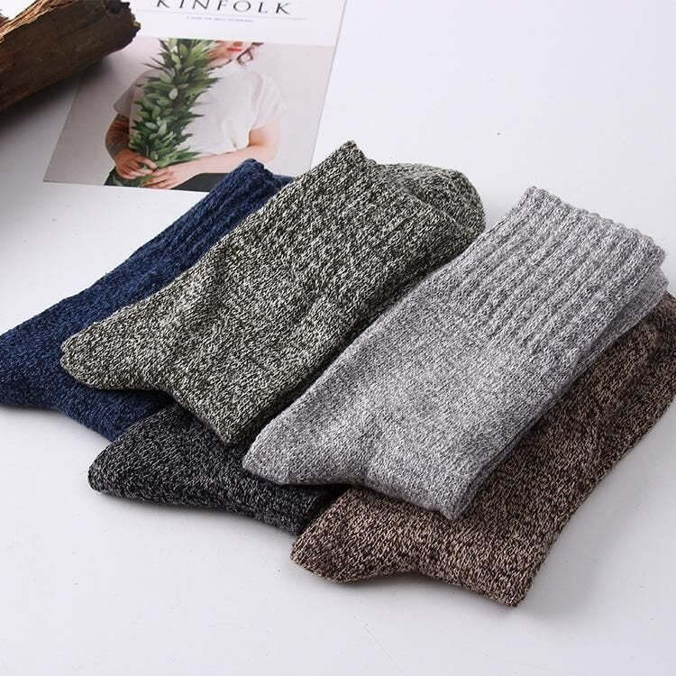 Simple Warm Winter Breathable Men's Sock