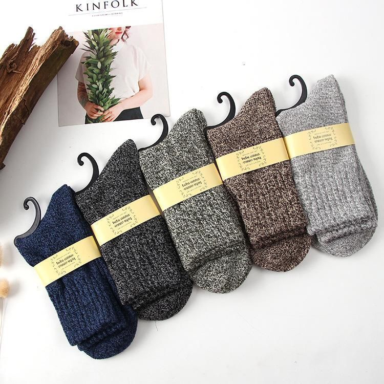 Simple Warm Winter Breathable Men's Sock
