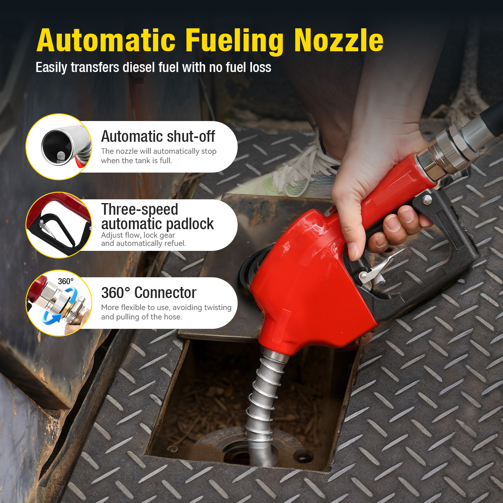 Diesel Transfer Tank 116 Gallon, Black