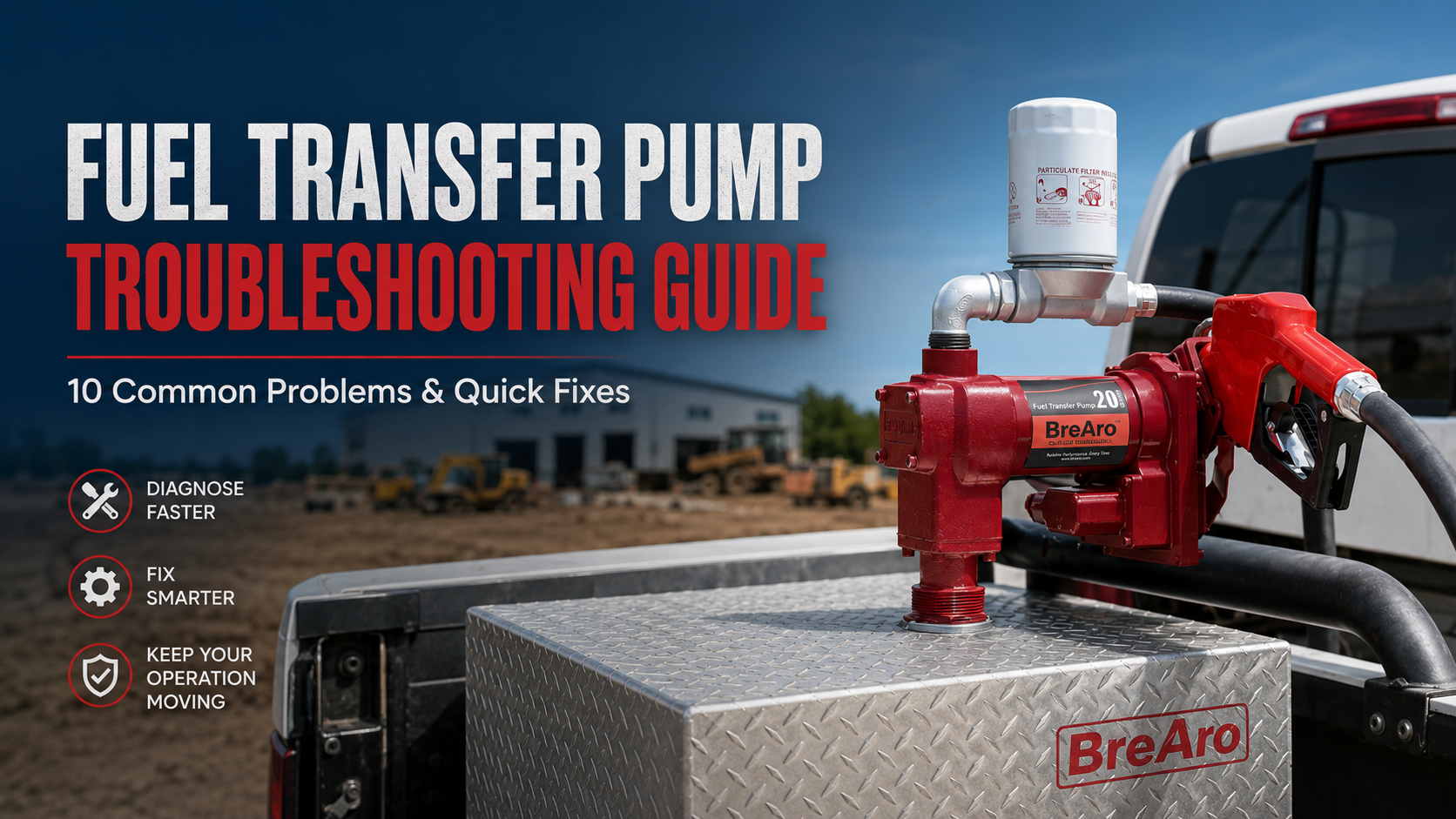 BreAro fuel transfer pump troubleshooting guide for common pump problems and quick fixes